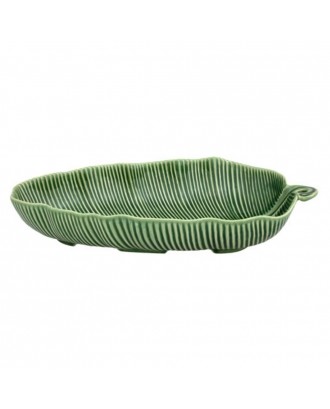 Bol pentru salata, frunza de banana, 39.5 cm, Folhas - BORDALLO PINHEIRO